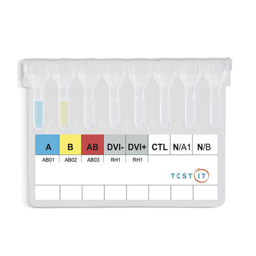 Kit de prueba de agrupamiento sanguíneo - TG102 - Turklab Tibbi Malzemeler San. Tic. A.S.