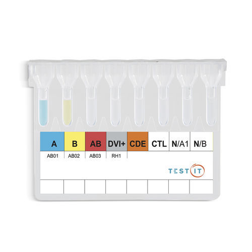 Kit de prueba de agrupamiento sanguíneo - TG103 - Turklab Tibbi Malzemeler San. Tic. A.S.