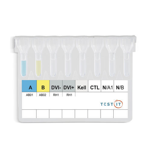 Kit de prueba de agrupamiento sanguíneo - TG106 - Turklab Tibbi Malzemeler San. Tic. A.S. - de sangre