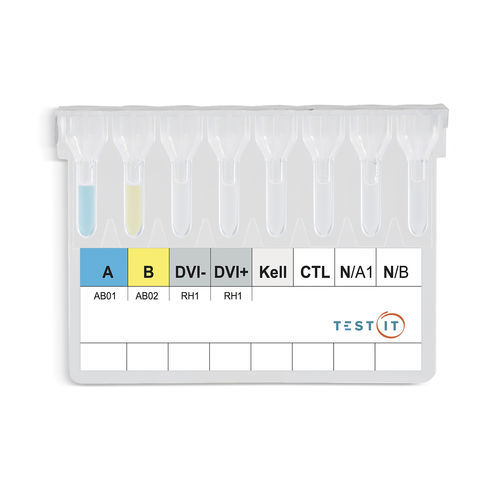 Kit de prueba de agrupamiento sanguíneo - TG107 - Turklab Tibbi Malzemeler San. Tic. A.S.
