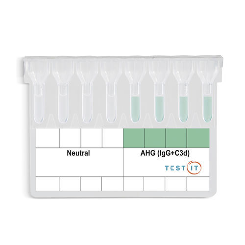 Kit de prueba de agrupamiento sanguíneo - TG116 - Turklab Tibbi Malzemeler San. Tic. A.S. - de suero / por plasma