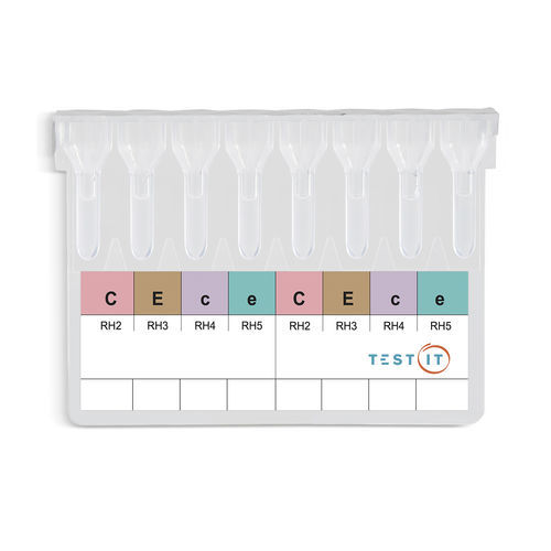 Kit de prueba de agrupamiento sanguíneo - TG117 - Turklab Tibbi Malzemeler San. Tic. A.S.