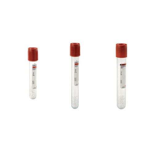 Tubo de extracción cilíndrico - 10518 - Vacutest Kima S.r.l. - para extracción de muestras / con activador de coagulación / con gránulos separadores