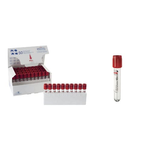 Tubo de extracción veterinario - 11010V - Vacutest Kima S.r.l. - cilíndrico / de sangre / con activador de coagulación