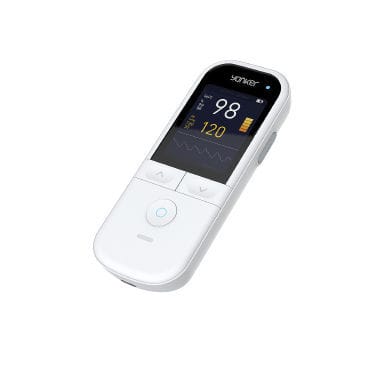Pulsioxímetro portátil de mano -  YK-820A - Yonker - médico / alimentado por batería / blanco