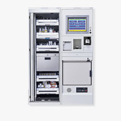 Sistema automatizado de distribución de medicamentos - SE-STD CTRLA, SE-STD-CTRLB, SE-STD-UNIT - Yuyama - con pantalla táctil