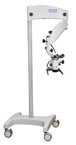 Microscopio de diagnóstico para odontología - OMS2350 - Zumax Medical - con ruedas