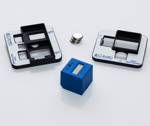 Analizador POC portátil de mano - DPP® - Chembio Diagnostic Systems, Inc. - de enfermedades respiratorias / para antígenos / SARS-COV-2
