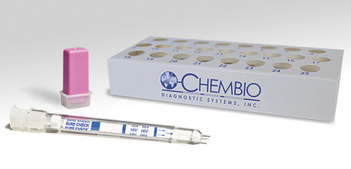 Prueba rápida de SIDA - SURE CHECK® - Chembio Diagnostic Systems, Inc. - para anticuerpos / de VIH / de suero
