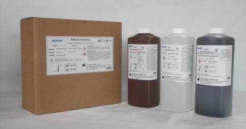 Reactivo solución de coloración - FR-2A - Dagatronics Corporation - para microbiología / para preparación de pruebas / líquido