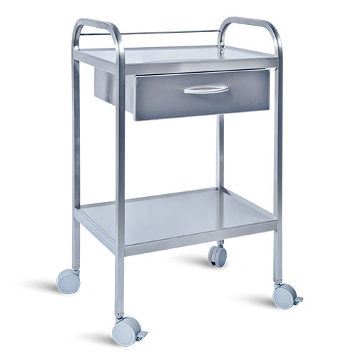 Carro para medicamentos - D-32 - DEMERTZI M & Co - multifunción / de acero inoxidable / 1 cajón