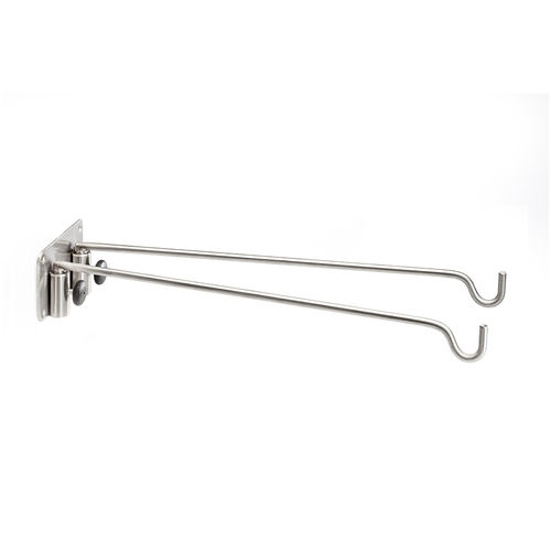 Portasueros de pared - D-74 - DEMERTZI M & Co - 2 ganchos / de acero inoxidable