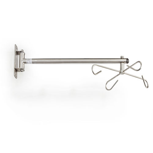 Portasueros de pared - D-75 - DEMERTZI M & Co - 4 ganchos / de acero inoxidable