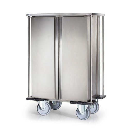 Carro médico - D-65 - DEMERTZI M & Co - para cuidados / de acero inoxidable / con 2 puertas