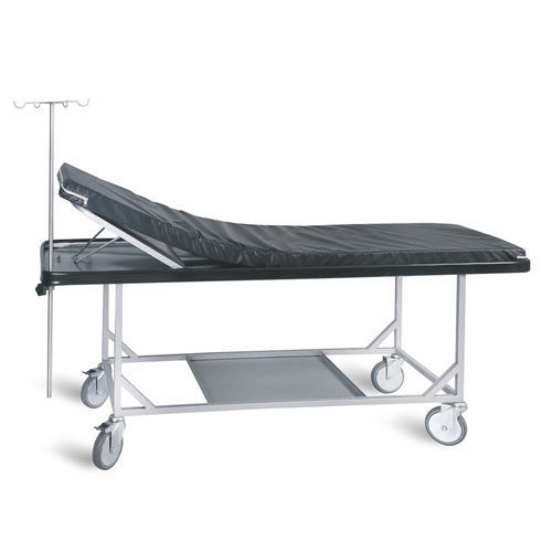 Carro camilla para traslado de pacientes - D-09 - DEMERTZI M & Co - manual / 2 secciones / con portasueros