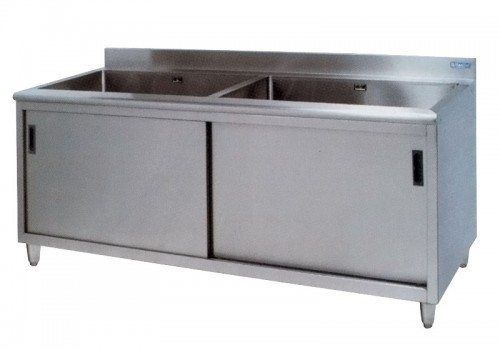 Armario multifunción - D10-100 - DEMERTZI M & Co - con fregadero / de acero inoxidable / gris