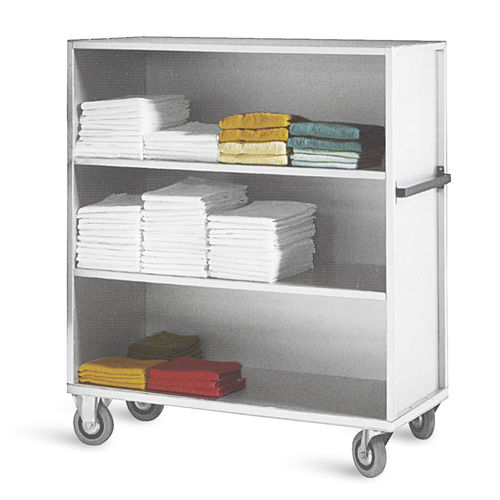 Carro para bolsas para ropa limpia - D-53 - DEMERTZI M & Co - de hospital / de transporte / 3 estantes