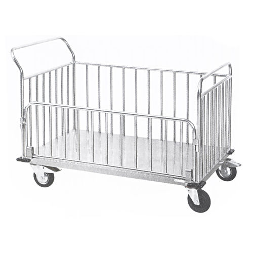 Carro para bolsas para ropa sucia - D-54 - DEMERTZI M & Co - de hospital / de transporte / de acero inoxidable