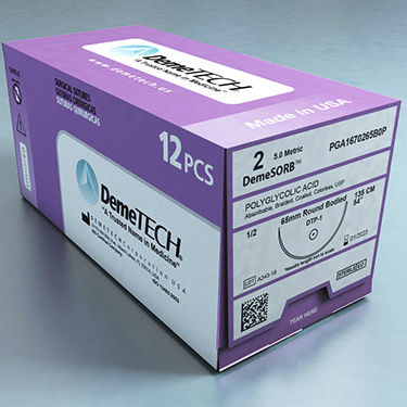Hilo de sutura reabsorbible - DemeSORB™ - Demetech - cirugía oftálmica