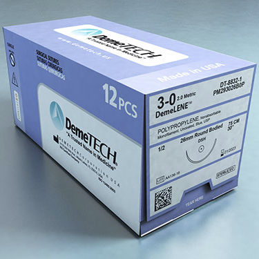 Hilo de sutura no reabsorbible - DemeLENE™ - Demetech - cirugía general