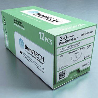 Hilo de sutura no reabsorbible - DemeLON MULTI™ - Demetech - cirugía general / cirugía oftálmica