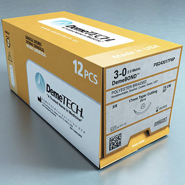 Hilo de sutura no reabsorbible - DemeBOND™ - Demetech - cirugía general