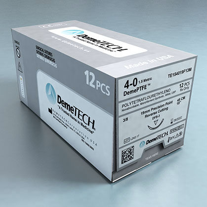 Hilo de sutura no reabsorbible - DemeTECH PTFE™ - Demetech - cirugía general