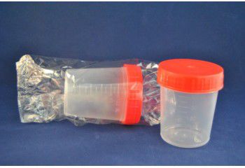 Recipiente para muestras de orina - 74, 50, 74B - ENVASES FARMACEUTICOS - con tapón de rosca