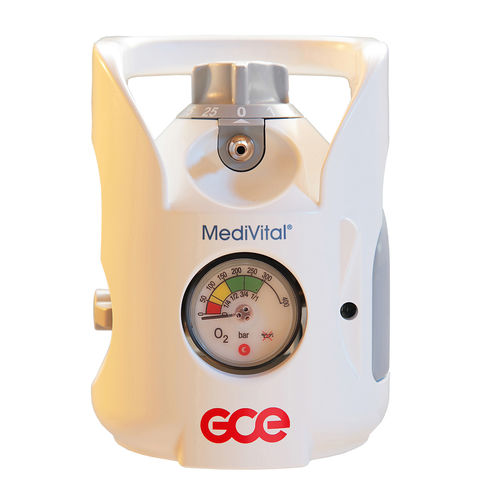 Regulador de presión de aire - MEDIVITAL® - GCE Group - O2 / N2O / de helio