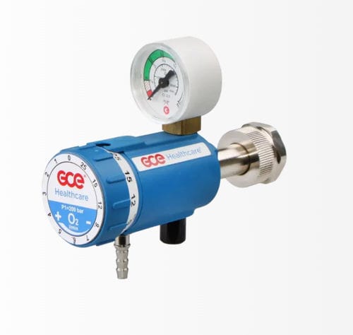 Regulador de presión de oxígeno - MediTec™ - GCE Group - de aire / N2O / de CO2