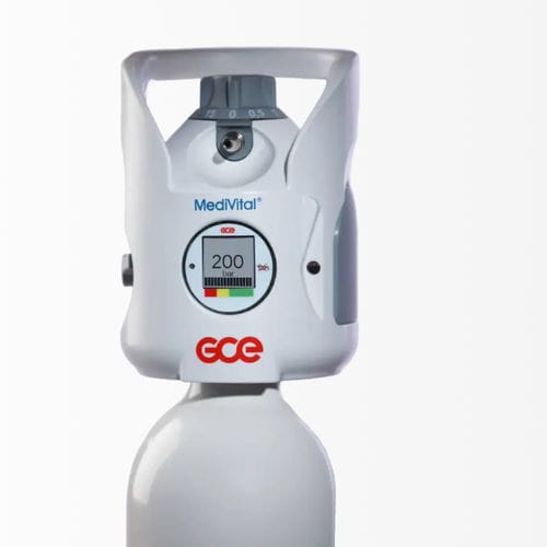 Regulador de presión de oxígeno - MediVital® E - GCE Group - de aire / para hospitales / para asistencia domiciliaria