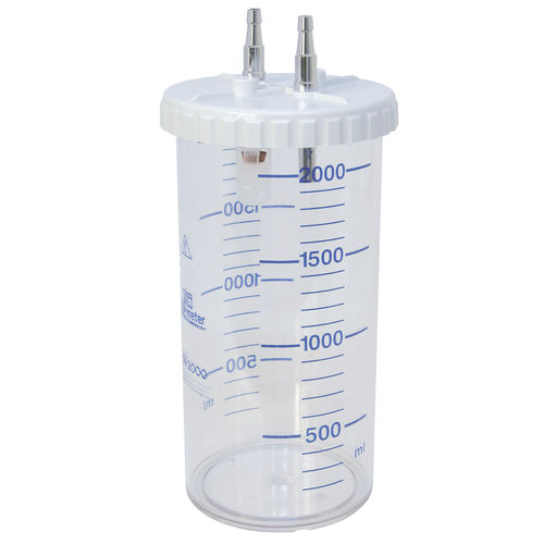 Recipiente de aspiración para fluidos corporales - MEDICOLLECT - GCE Group - de polipropileno / de polisulfona / de policarbonato