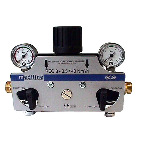 Regulador de presión de aire - 0727333 - GCE Group - O2 / N2O / de dinitrógeno