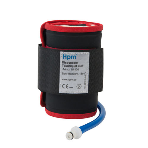 Manguito para torniquete neumático - 15-130 - Hammarplast medical - con un tubo / de un solo uso