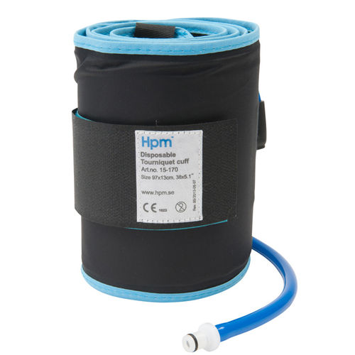 Manguito para torniquete neumático - 15-170 - Hammarplast medical - de un solo uso / con un tubo