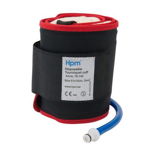 Manguito para torniquete neumático - 75-140 - Hammarplast medical - con un tubo / de un solo uso