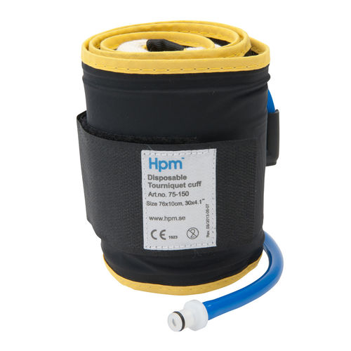 Manguito para torniquete neumático - 75-150 - Hammarplast medical - con un tubo / de un solo uso