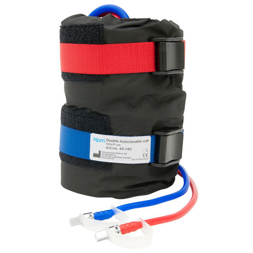 Manguito para torniquete neumático - 45-140 - Hammarplast medical - con dos tubos / apto para autoclave / lavable