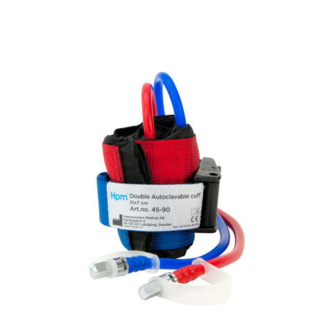 Manguito para torniquete neumático - 45-90 - Hammarplast medical - con dos tubos / apto para autoclave / lavable