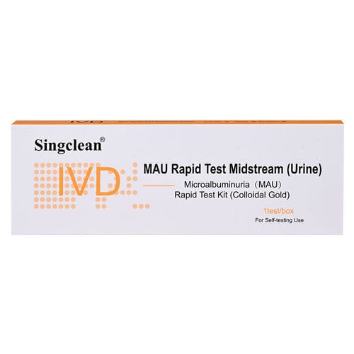 Prueba rápida de enfermedades renales - MAU001 - Hangzhou Singclean Medical Products - de proteínas / de albúmina / de microalbuminuria