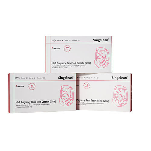 Kit de prueba de embarazo - Hangzhou Singclean Medical Products - de hCG / de orina / de inmunoanálisis
