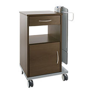 Mesa de cabecera con ruedas - aluna 330 - Hermann Bock GmbH Pflegebetten und Objekteinrichtung  - con bandeja de cama integrada