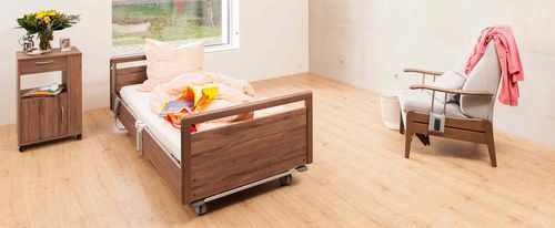 Cama para asistencia domiciliaria - practico 25/80 - Hermann Bock GmbH Pflegebetten und Objekteinrichtung  - médica / eléctrica / de altura regulable
