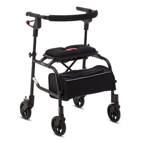 Andador con ruedas con 4 ruedas - neXus oNe - Human Care Group - con asiento / con canasta / plegable