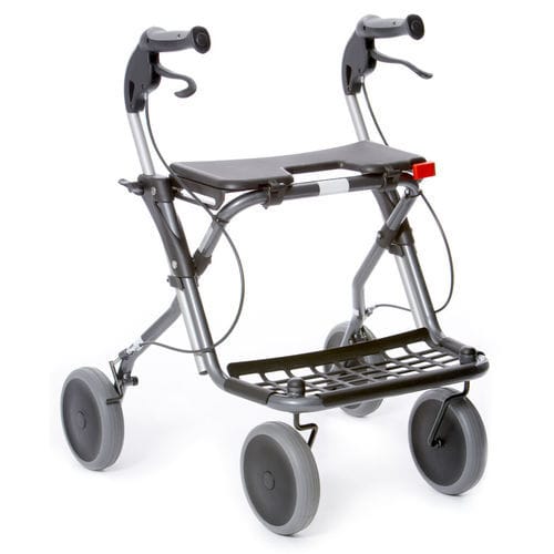 Andador con ruedas con 4 ruedas - Fellow Supreme - Human Care Group - con asiento / con canasta / de altura regulable