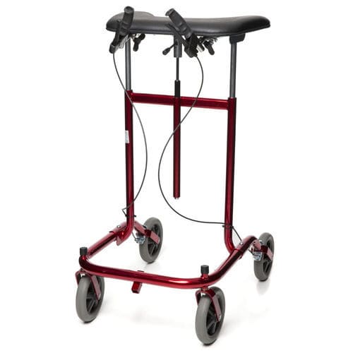 Andador con ruedas con 4 ruedas - Svea TW - Human Care Group - con reposabrazos / de altura regulable