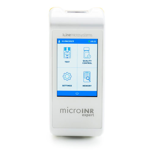 Analizador de coagulación automático - microINR Expert - iLine Microsystems S.L. - 1 canal / PT / de sangre