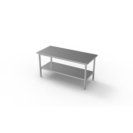 Mesa de trabajo - ST - Klimaoprema d.d. - rectangular / de acero inoxidable