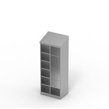 Armario con estante - OR-D1 - Klimaoprema d.d. - con ventilación / de acero inoxidable