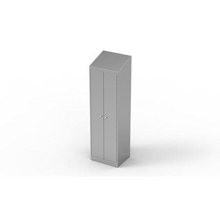Armario con ventilación - OR-D2 - Klimaoprema d.d. - de acero inoxidable / con 2 puertas